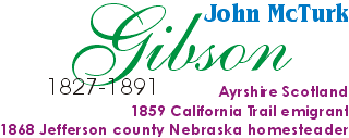 John McT. Gibson banner