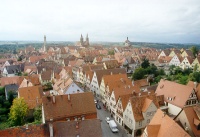 Walled city of Rothenburg