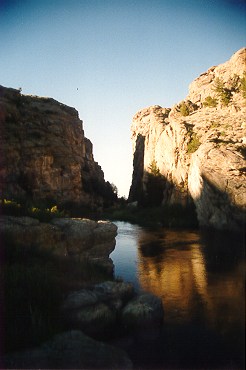 Devil's Gate from downstream